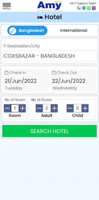 Amy - Online Travel Agency android App screenshot 2